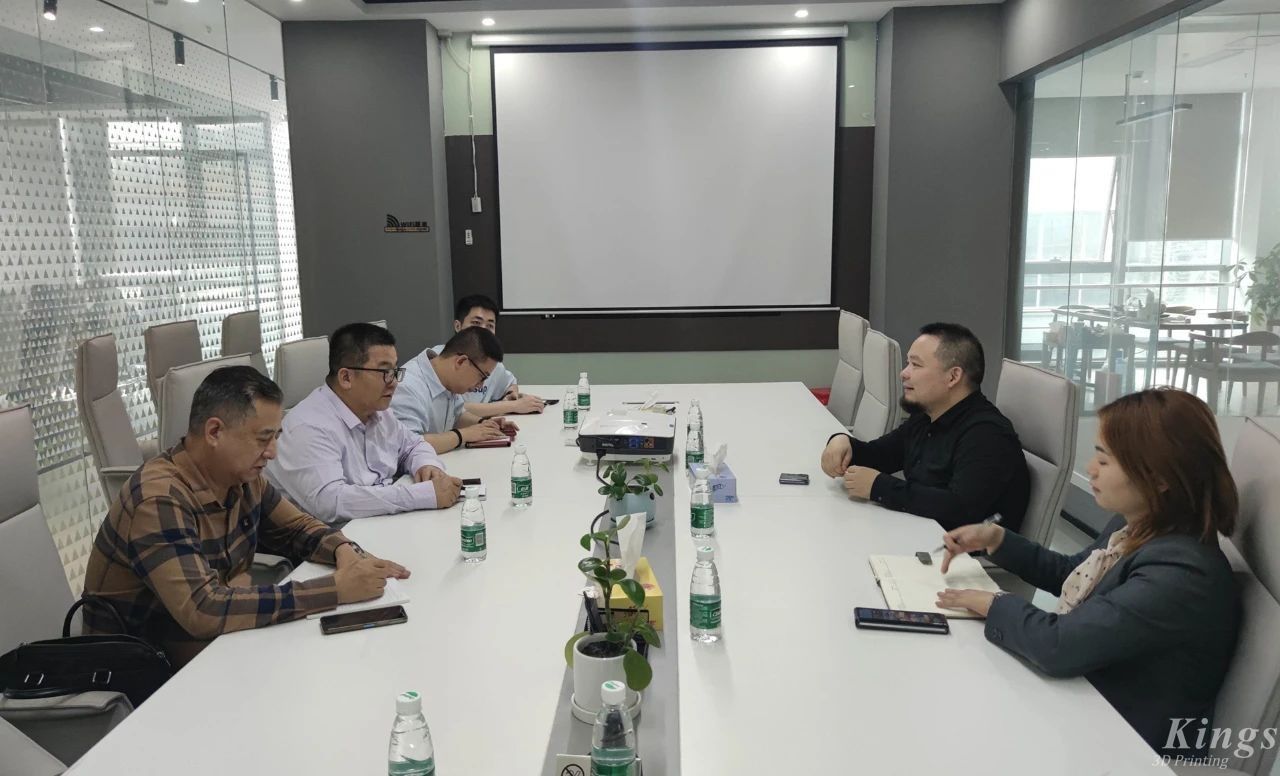 广东省增材制造协会陈孝超秘书长带队到金石三维等3D打印企业走访调研